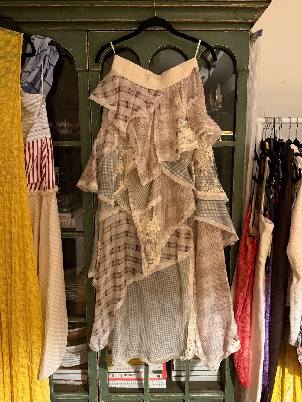 Zimmermann Cavalier Plaid Silk Linen Runway Skirt Spring 2017 zimmerman size 2 - Picture 4 of 7